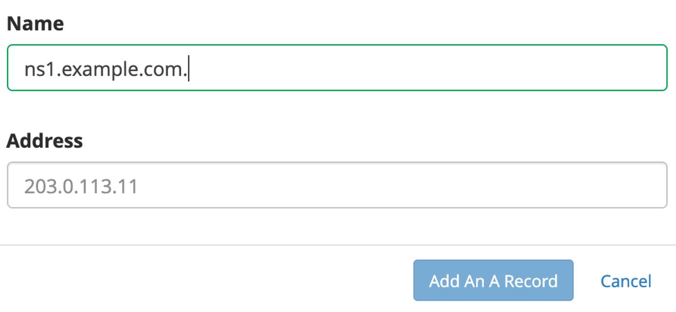 cPanel add NS entries. cPanel add NS entries.